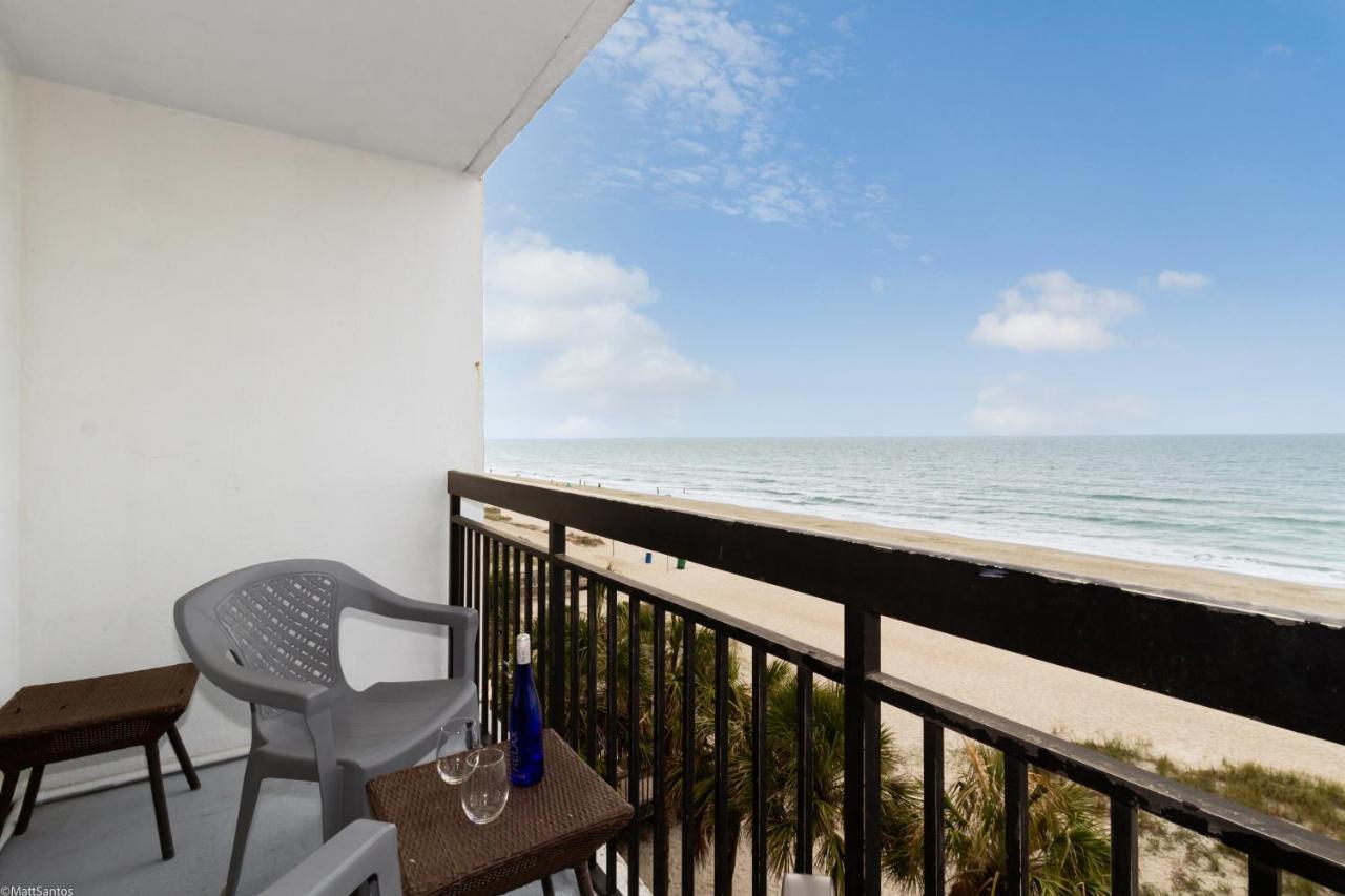 Winter Rates! Work With Breathtaking View, Direct Oceanfront Suite 413 默特尔比奇 外观 照片
